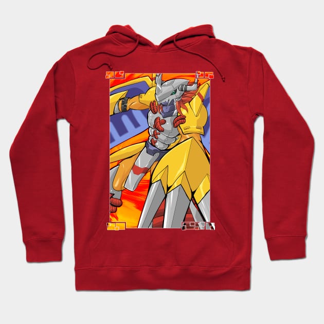 Wargreymon Hoodie by TokenDuelist